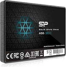 SP 512GB SSD 3D NAND A55 SLC Cache Performance Boost SATA III 2.5" 7mm (0.28") Internal Solid State Drive (SP512GBSS3A55S25)