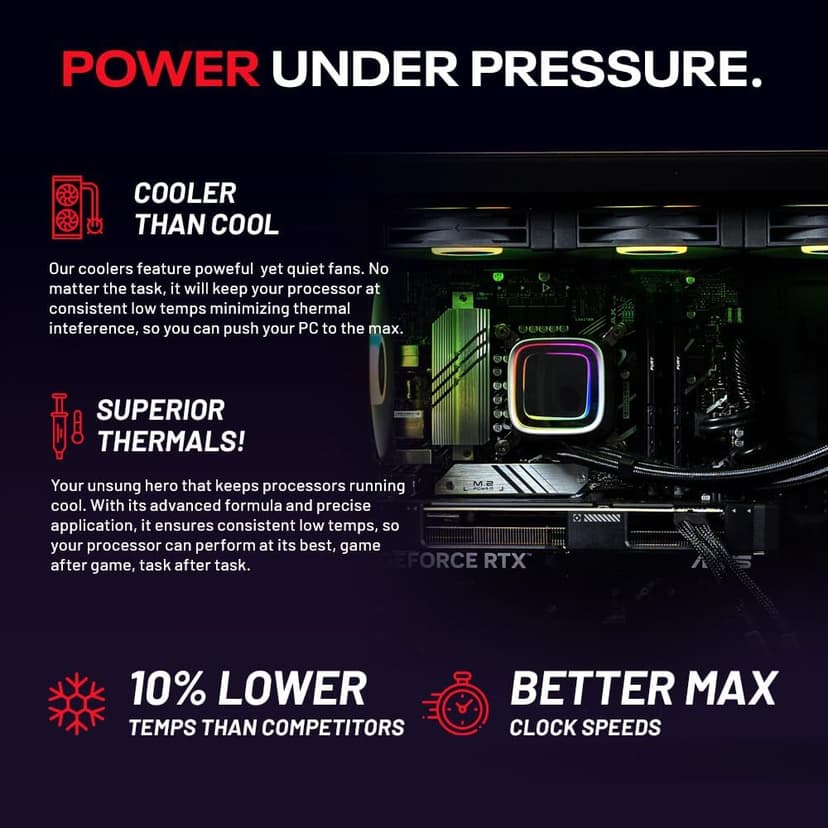 Skytech Rampage Gaming PC Desktop, Ryzen 7 9700X 3.8 GHz (5.5GHz Turbo Boost), NVIDIA RTX 5070 Ti 16GB GDDR7, 1TB Gen4 SSD, 32GB DDR5 RAM 5600 RGB, 850W Gold PSU, 360mm ARGB AIO, Wi-Fi, Win 11