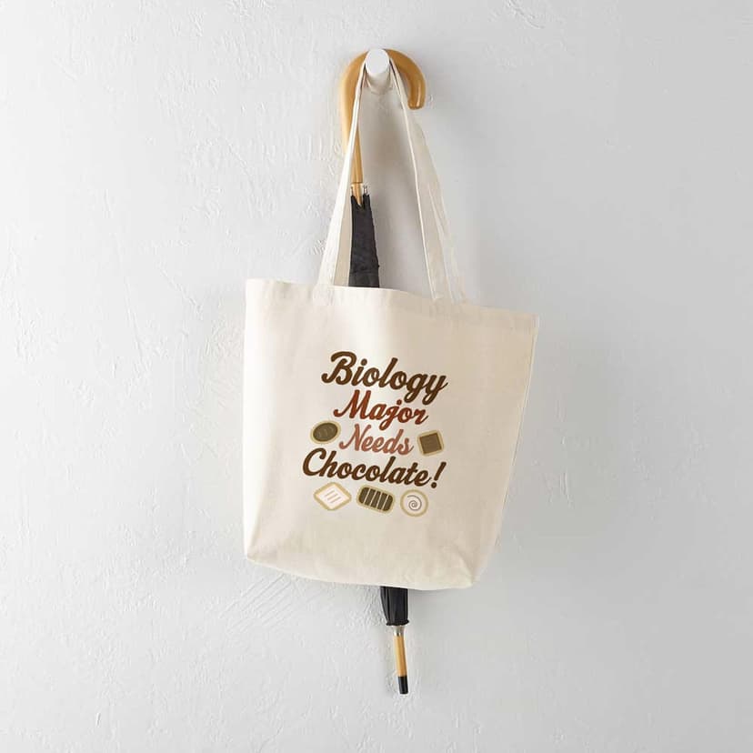 CafePress Biology Major Gift Tote Bag Reusable Natural Beige Canvas Shopping Bag