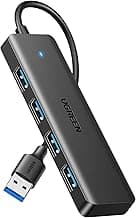 UGREEN USB 3.0 Hub, 4 Ports USB A Splitter Ultra-Slim USB Expander for Mouse, Keyboard, Flash Drive, U Disk, Printer Compatible with Laptop, Desktop PC, Xbox, PS5, and More
