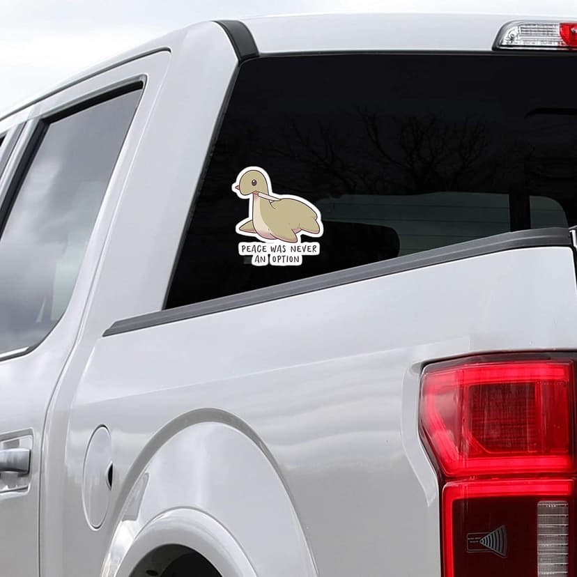 2-Pack Meme Nessy Nessie Apex Legends Knife Sticker Decal Vinyl - 4 Inches - for Car Truck SUV Van Window Bumper Wall Laptop Tablet Cup Tumbler and Any Smooth Surface