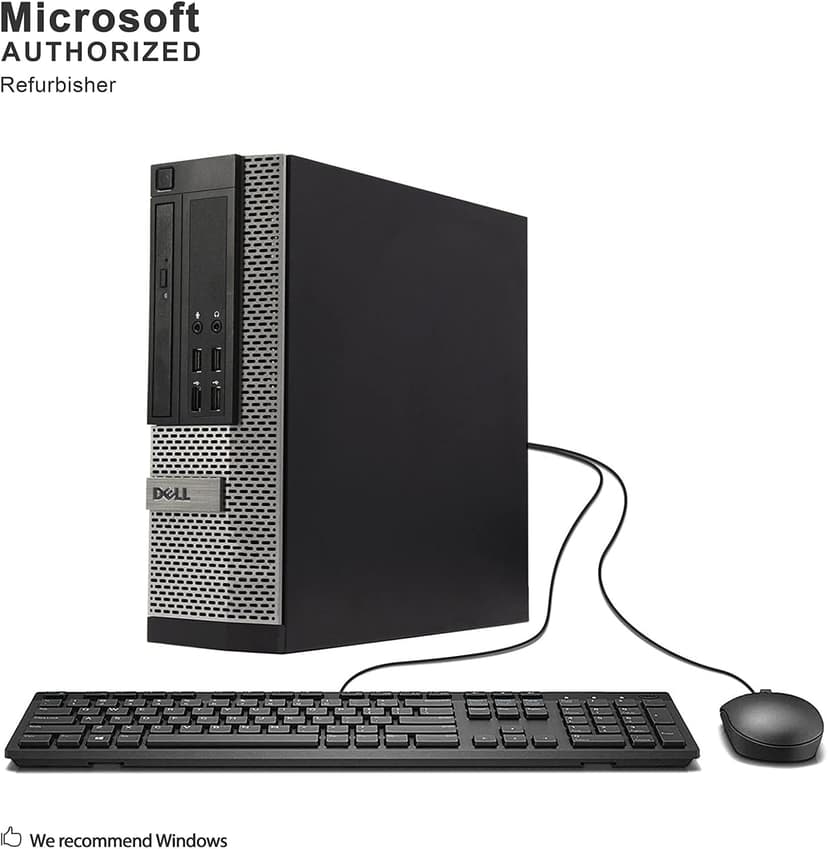 Dell Optiplex 790 Core i5 3.1GHz, 1TB Hard Drive, 16GB Memory, Windows 10 x64, Dual 19 Monitors (Renewed)