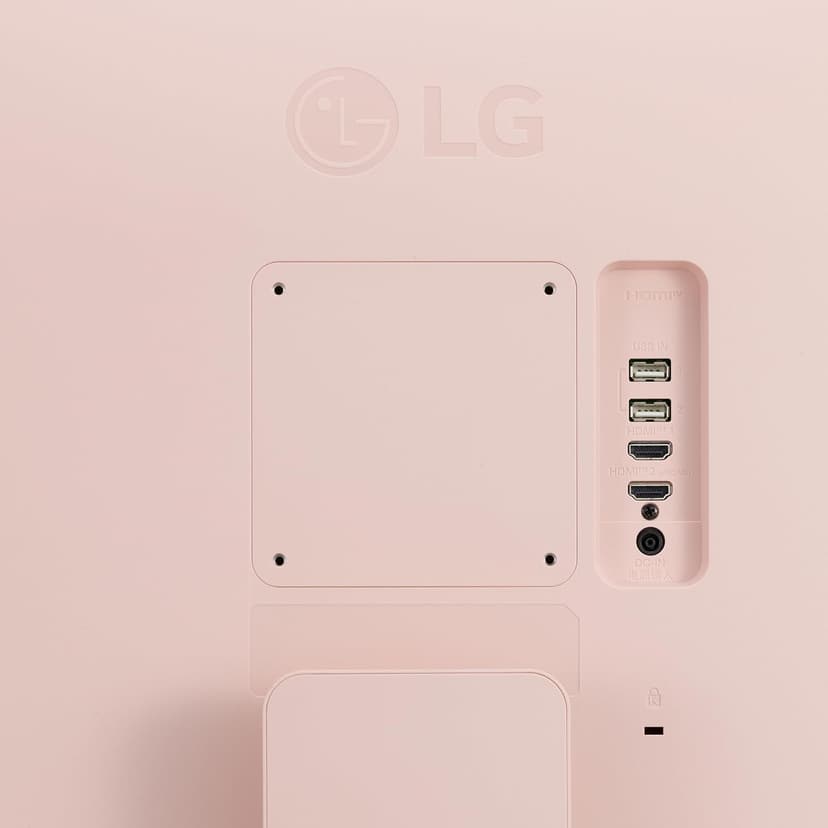 LG 27SR5BF-P 27-inch FHD (1920x1080) Smart Monitor with Streaming TV, webOS, Wireless Keyboard, Mouse, HDR10, IPS Display, webOS, Speaker, ThinQ App, Remote Control, Pink