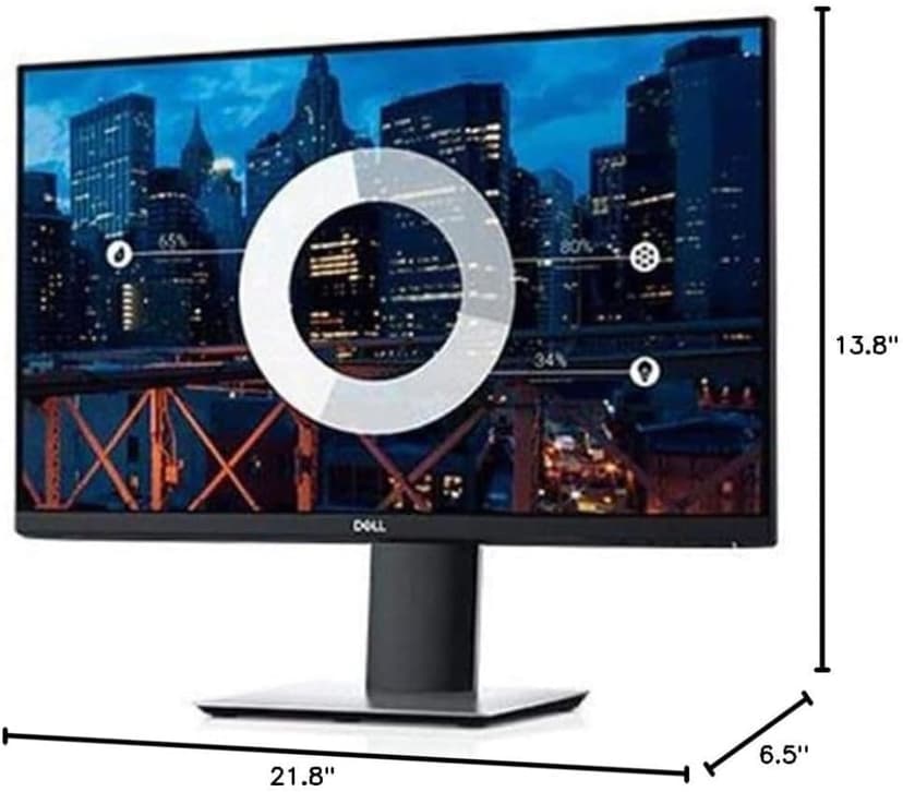 Dell P2219H 21.5-inch Full HD IPS Display with DP, HDMI, VGA & USB 3.0 Ports (Renewed)