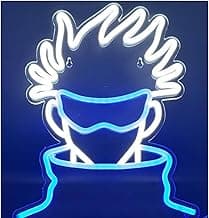Zenin Decor | LED Gojo Wall Art Light - Handmade - Decorations - Japanese Display Backgrounds - Jujutsu Anime Peripherals, Dorm Game room Bedroom And Gift
