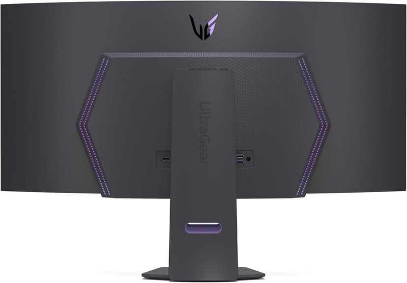 LG 45GS95QE Ultragear OLED Curved Gaming Monitor 45-Inch WQHD 800R 240Hz 0.03ms DisplayHDR True Black 400 AMD FreeSync Premium Pro NVIDIA G-Sync HDMI 2.1 DisplayPort Tilt/Height/Swivel Stand - Black