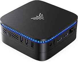 KAMRUI AK1PLUS N95 Mini PC, Intel Processor N95 (up to 3.4GHz), 8GB DDR4 RAM 256GB M.2 SSD, Desktop Computer Support 2.5" SSD, Dual 4K, WiFi, Ethernet for Business, Office, Home