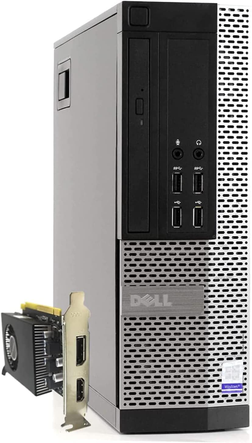 Dell Video Editing CAD OptiPlex 7020 Desktop Computer PC, Intel Core i7-4570 3.2 GHz Processor, 16GB RAM, 480GB SSD (Fast Boot) + 2TB HDD, Graphics RX-550 4GB DDR5, WiFi, Windows 11 Pro (Renewed)