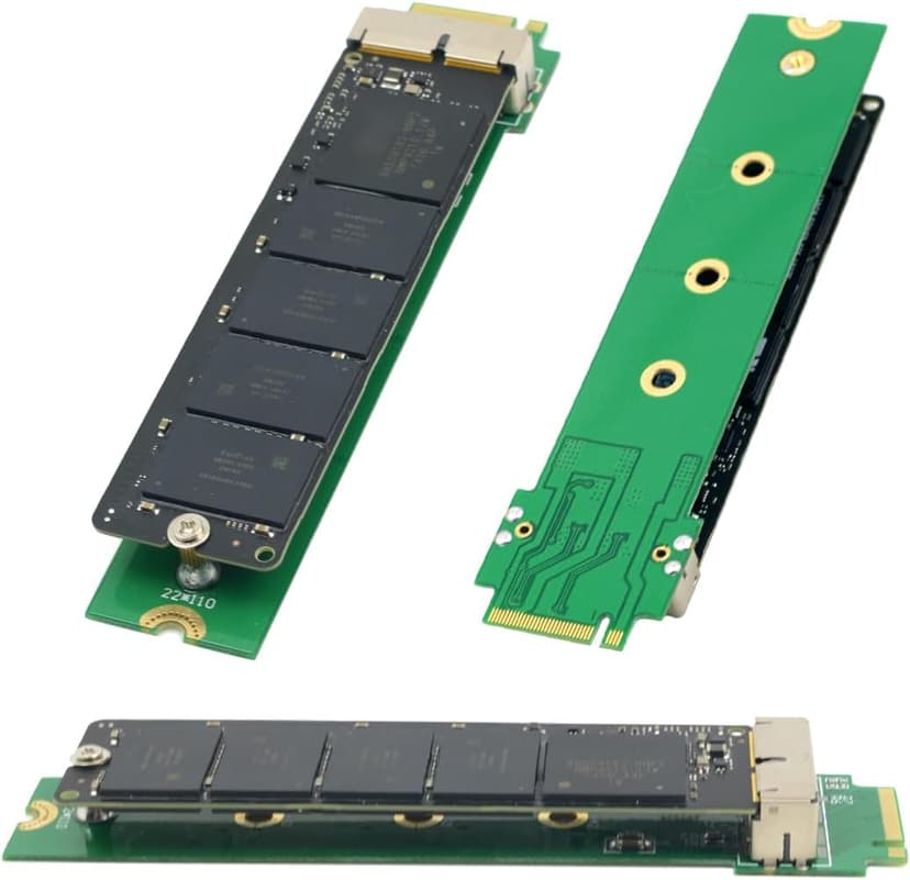 Cablecc 12+16Pin SSD to NVME M.2 NGFF M-Key for 2013 2014 2015 2016 2017 MacBook SSD