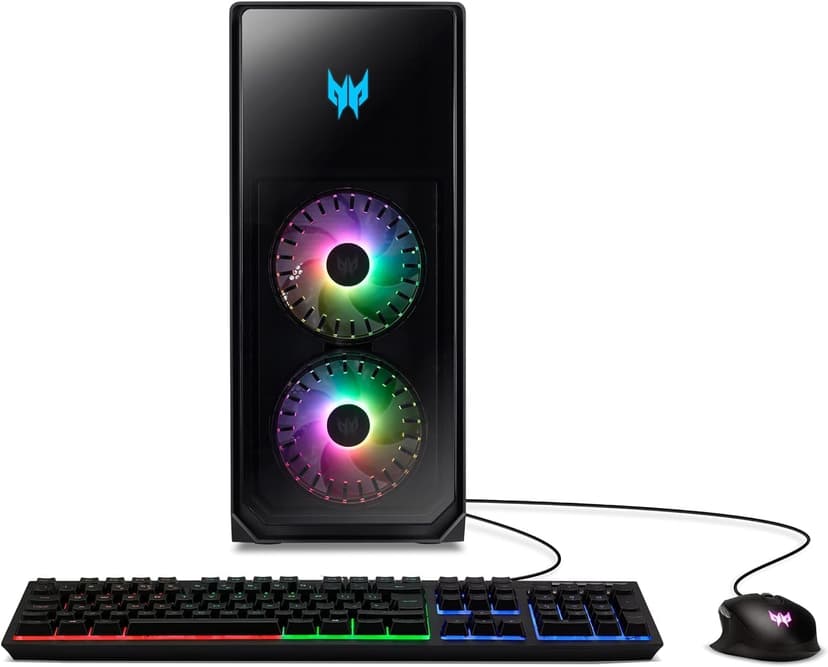Acer Predator Orion 5000 PO5-650-UR13 Gaming Desktop | 13th Gen Intel Core i7-13700F 16-Core | NVIDIA GeForce RTX 4080 | 16GB DDR5 | 1TB PCIe Gen4 SSD | 2TB HDD | Intel Wi-Fi 6E | RGB Keyboard & Mouse