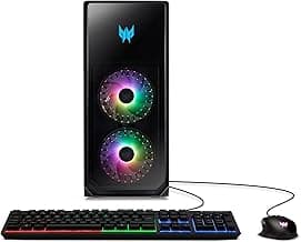 Acer Predator Orion 5000 PO5-650-UR13 Gaming Desktop | 13th Gen Intel Core i7-13700F 16-Core | NVIDIA GeForce RTX 4080 | 16GB DDR5 | 1TB PCIe Gen4 SSD | 2TB HDD | Intel Wi-Fi 6E | RGB Keyboard & Mouse