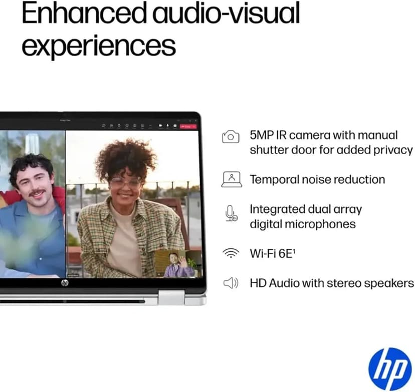 2025 HP OmniBook 5 Flip X360 2-in-1 Touchscreen AI PC Laptop (14" FHD+ IPS, Intel 10-Core 7 150U (> i7 1355U), 16GB DDR5, 1TB SSD) for Creator, Designer, 5MP IR Webcam, 21-Hr Battery Life, Win 11 Pro