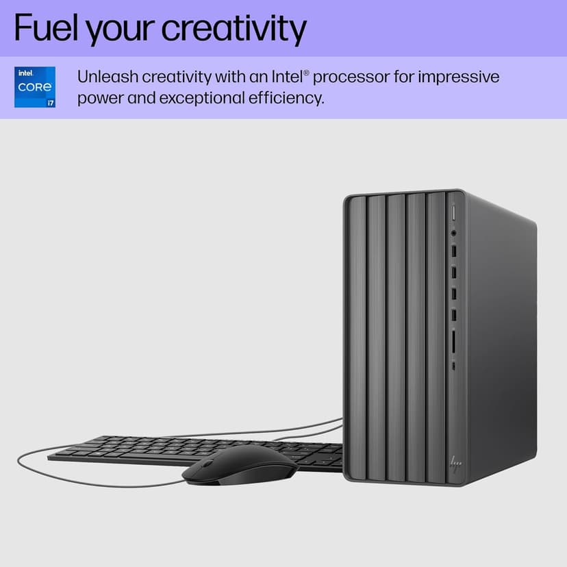 HP Envy Desktop PC, Intel Core i7-14700, 32 GB RAM, 1 TB SSD, Intel UHD Graphics 770, Windows 11 Pro, TE01-5002 (2024)