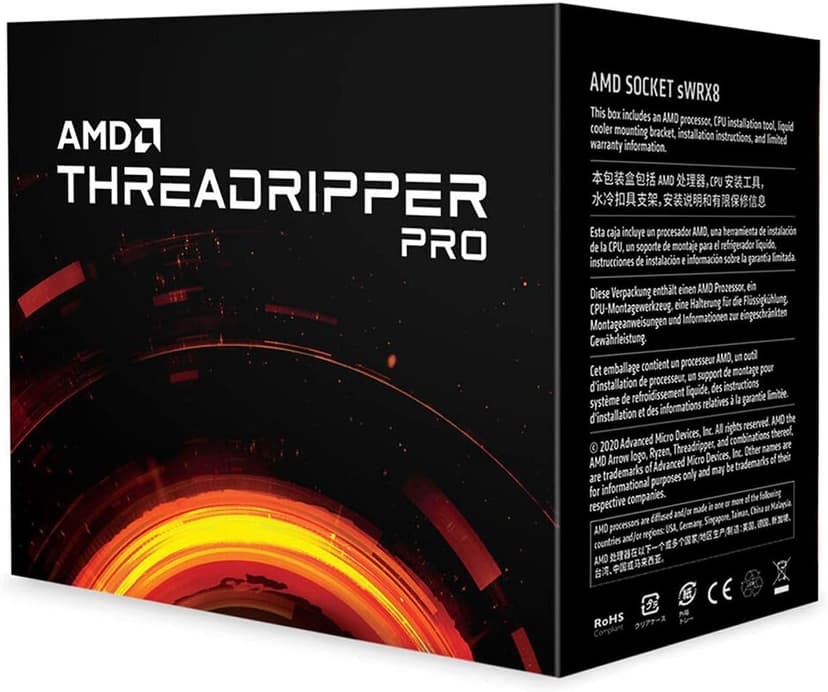 AMD Ryzen Threadripper PRO 3955WX 16-core, 32-Thread Desktop Processor