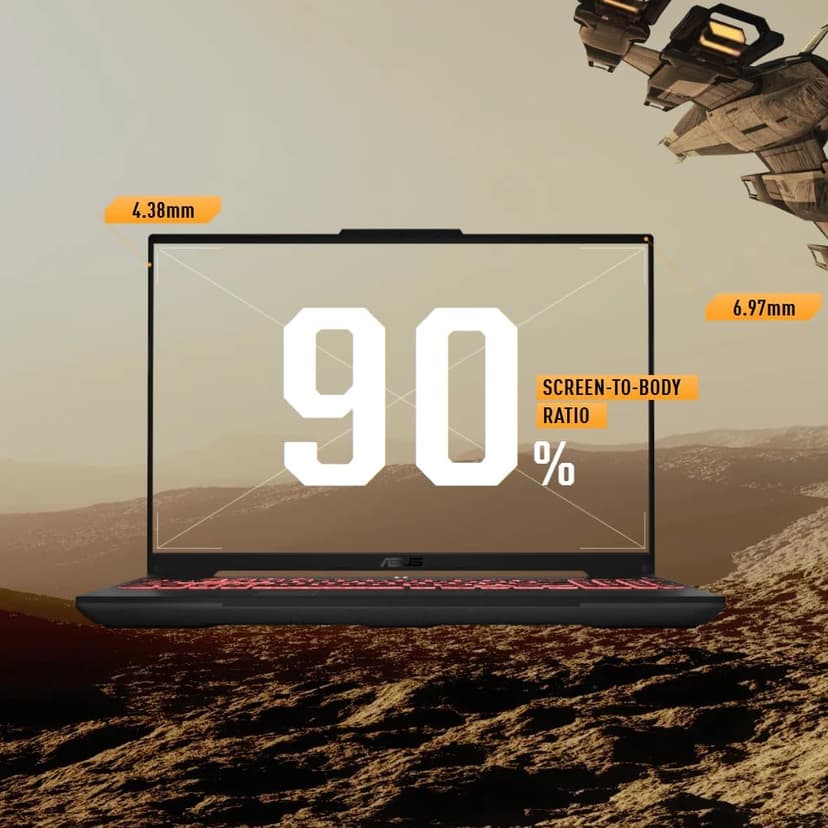 ASUS TUF A16 Gaming Laptop, Radeon RX 7700S 8 GB(Beats RTX 4060), AMD Ryzen 7 7735HS(Up to 4.75 GHz, Beats i7-13620H), 16" FHD 165 Hz, 64 GB DDR5, 2 TB SSD, Wi-Fi 6, Windows 11 Pro, Office 2024