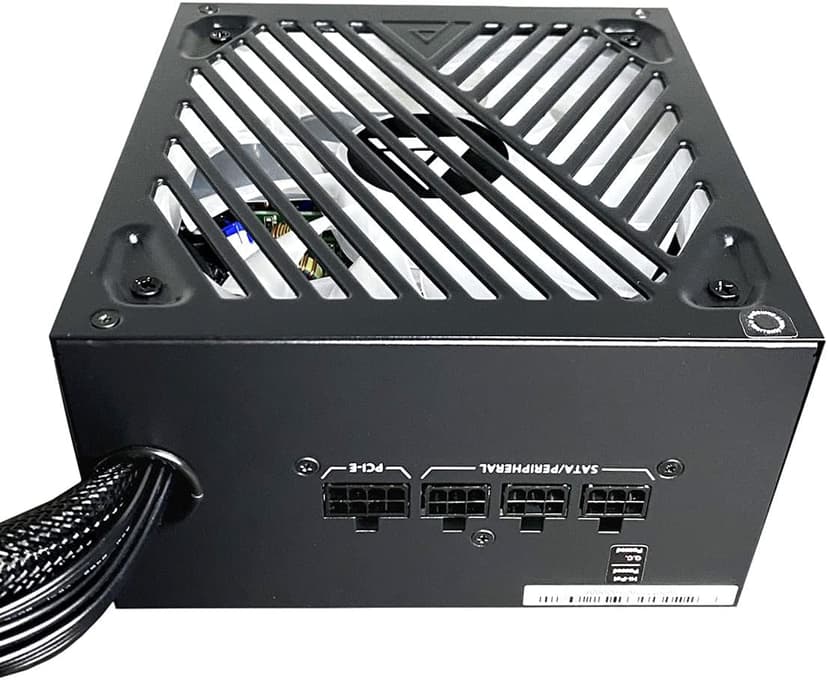 Apevia ATX-PM650W Premier 650W 80+ Gold Certified Active PFC ATX Semi-Modular Gaming Power Supply with 366 RGB Light Modes