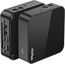 DreamQuest Mini PC Linux Preinstalled, Intel N150 (up to 3.6GHz) Mini Desktop Computers 16GB DDR4 512GB SSD, USB C, DP, HDMI, USB 3.2, Dual LAN,WiFi, Bluetooth, Support 4K 60Hz, Support Windows 11 Pro