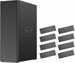 TERRAMASTER F8 SSD NAS Storage - 8Bay All SSD NAS Server N95 QuadCore CPU, 8GB DDR5 RAM, 10GbE Port, 8 Heat Sinks Included, Palm-Sized Powerful Network Attached Storage (Diskless)