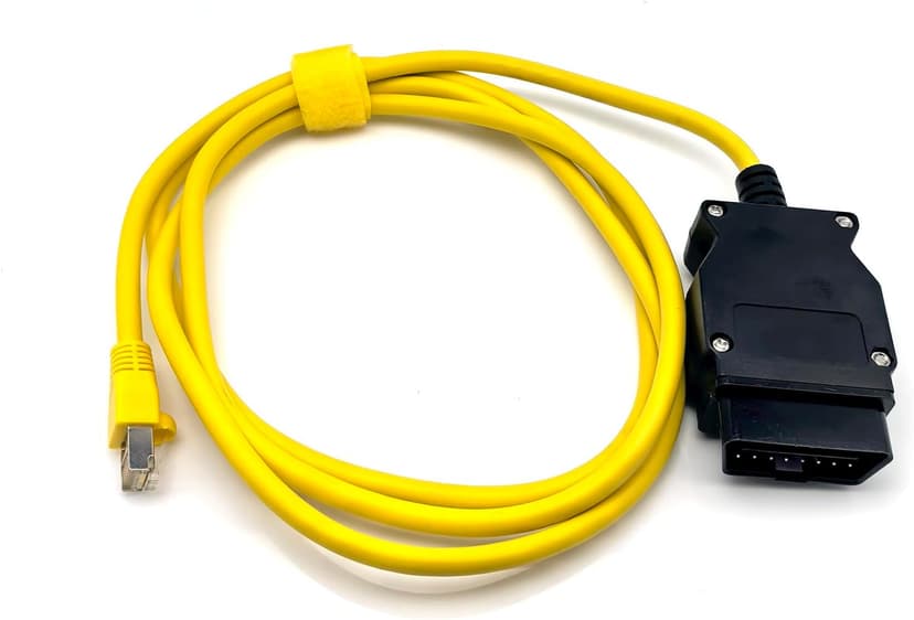 Enet Cable BMW Ethernet to OBD Interface for BMW Diagnostics and Coding Bootmod3 Bimmercode E-SYS ICOM Coding F-Series Car Diagnostic Tool (1.85m)