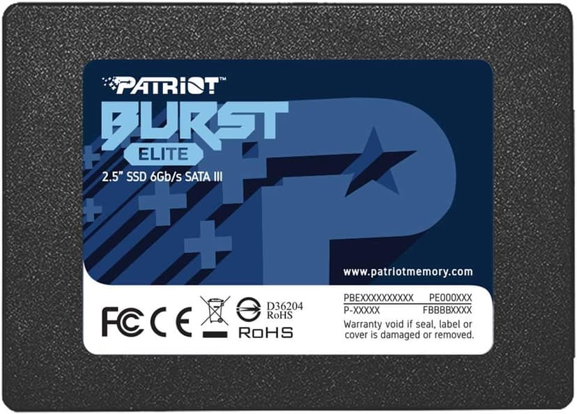 Patriot Memory Burst Elite SATA 3 480GB SSD 2.5 Inch Solid State Drive