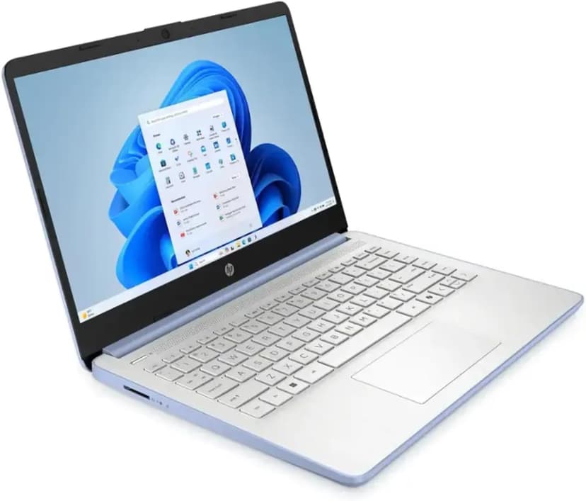 HP 2025 Laptop for Business & Student - Windows 11 Pro & Microsoft Office Lifetime | 14 inch HD | Intel Quad-core CPU | 16GB RAM, 128GB UFS, 256GB Micro SD | Sleek Design Light Computer | Sky Blue