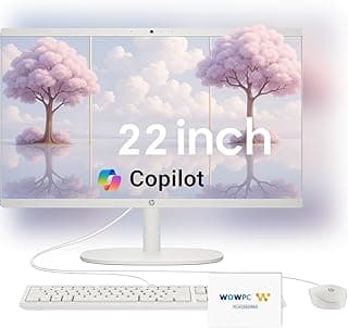 HP 22" FHD All-in-One Desktop PC • Latest 2025 Model – Exclusive Back-to-School Limited Edition • 64GB RAM • 2.5TB Storage (2TB SSD + 512GB External HD) • 13th Gen Intel Quad-Core CPU • Windows 11