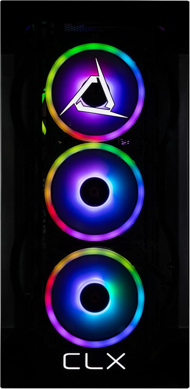 CLX Set Gaming PC - Intel Core i9 12900KF 3.2GHz, GeForce RTX 4060 Ti, 1TB NVMe M.2 SSD, 4TB HDD, 32GB DDR4 RGB Memory, 240mm AIO, Windows 11 Home, Black