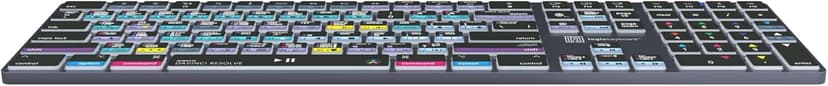 Logickeyboard Wireless Backlit 'Titan' Designed for Editing in Blackmagic's Davinci Resolve • p/n LKB-RESB-TM-US