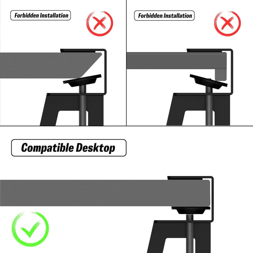 Keyboard Tray Under Desk, Pull Out Keyboard Tray with C Clamp Mount, 25.6" x 11.8" Slide-Out Platform Computer Drawer for Typing, Keyboard & Mouse Tray, Rustic Brown