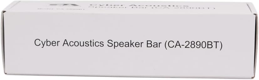 Cyber Acoustics USB & Bluetooth Speaker Bar (CA-2890BT) – USB Powered Speaker with Speakerphone for PC and Bluetooth to Simultaneously Connect to Smartphones, Clamps to Monitor, Convenient Controls