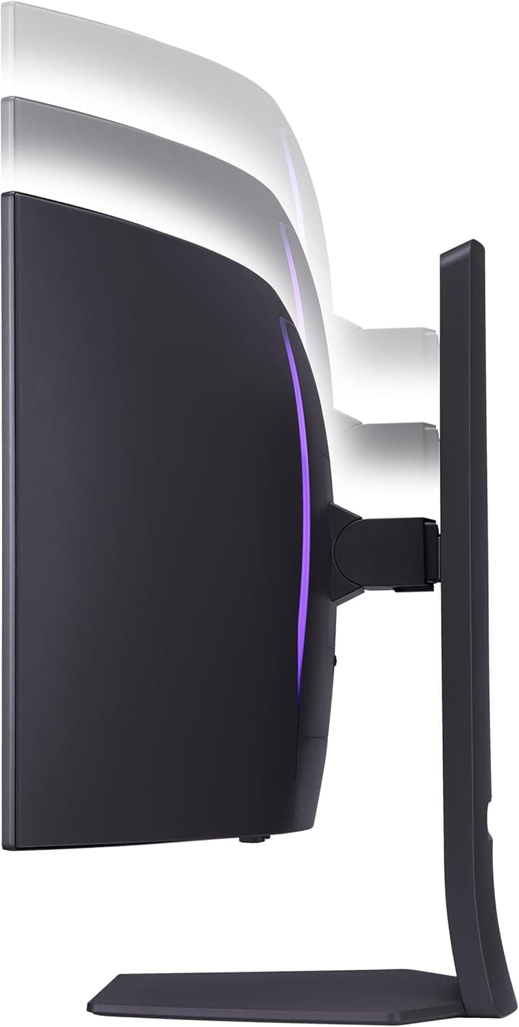 LG 34GS95QE 34-inch Ultragear OLED Curved Gaming Monitor WQHD 1440p 800R 240Hz 0.03ms AMD FreeSync Premium Pro NVIDIA G-Sync HDMI 2.1 DisplayPort Tilt/Height/Swivel Stand Black