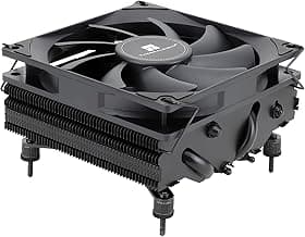 Thermalright AXP90 X47 Black Low Profile CPU Cooler, with 92mm TL-9015B Slim PWM Fan, ITX CPU Cooler, AGHP Technology, 47mm Height,for AMD AM4 AM5/Intel 1150/1151/1155/1851/1200/1700(AXP90 X47 Black)