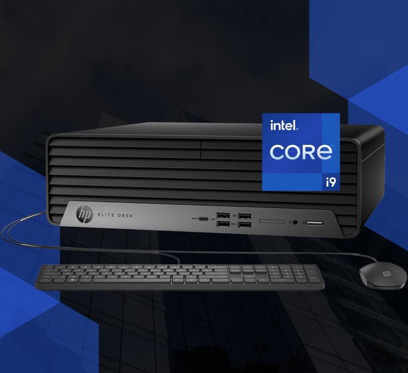 HP Elite SFF 600 G9 Desktop, Intel Core i9-12900K (16 Cores, Up to 5.2GHz), 32GB DDR5 RAM, 1TB SSD, Compact & Quiet, High Performance, Wi-Fi, Bluetooth, Type-C, HDMI, DisplayPorts, Windows 11 Pro