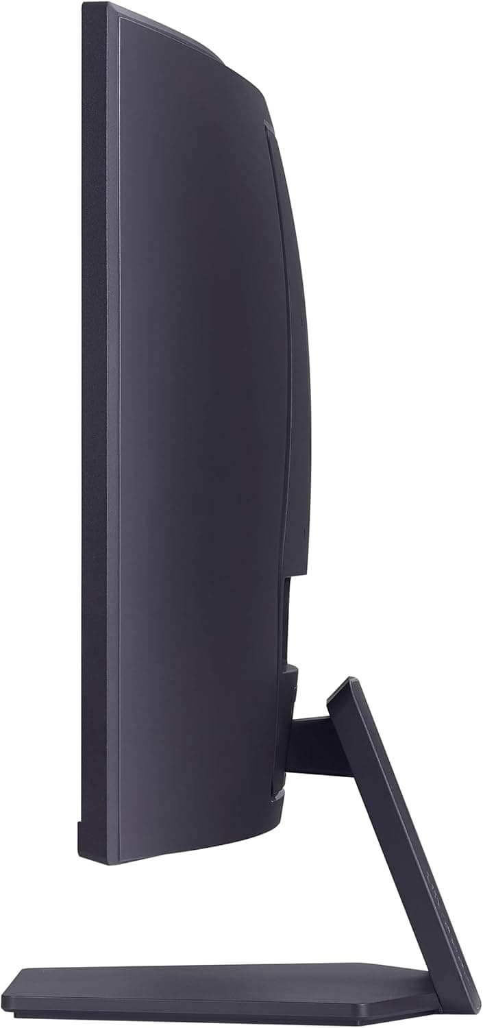 LG 27GS60QC-B Ultragear Curved Gaming Monitor 27-Inch QHD (2560x1440) 180Hz 1ms 1000R AMD FreeSync HDR10 HDMIx2 DisplayPort Borderless Design Black Stabilizer DAS Crosshair FPS Counter - Black