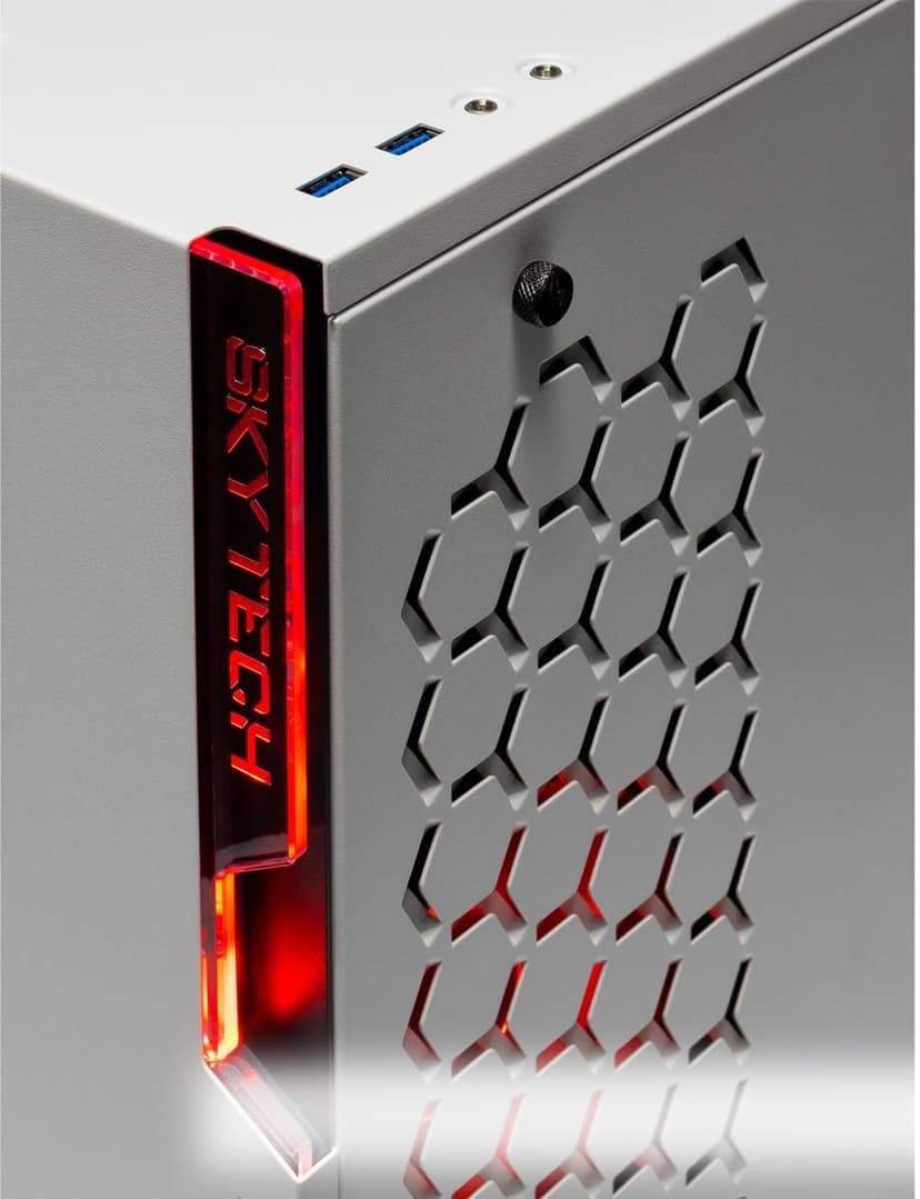 Skytech Shiva Gaming PC Desktop, Ryzen 5 5600GT 3.6 GHz (4.6GHz Turbo), AMD Radeon Vega 7 Integrated, 500GB NVMe SSD, 16GB DDR4 RAM 3200, 650W Gold PSU, Wi-Fi, Win 11