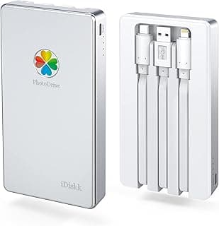 iDiskk 4TB App-le Certified External Hard Drive for iPhone iPad (iPhone 15/14/13/12/11/X) Android Mobile,MacBook and Windows PC, Photo Storage Photo Stick Drive to Bacukp Photos/Videos,Files