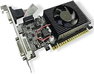XUANMO NVIDIA GeForce 2.0 GT610 Low Profile PC 2GB Graphics Card 64bit 810MHZ, 2560x1600 PC Video Card, PCI Express 2.0, DVI VGA HDMI Video Gaming Graphics Card