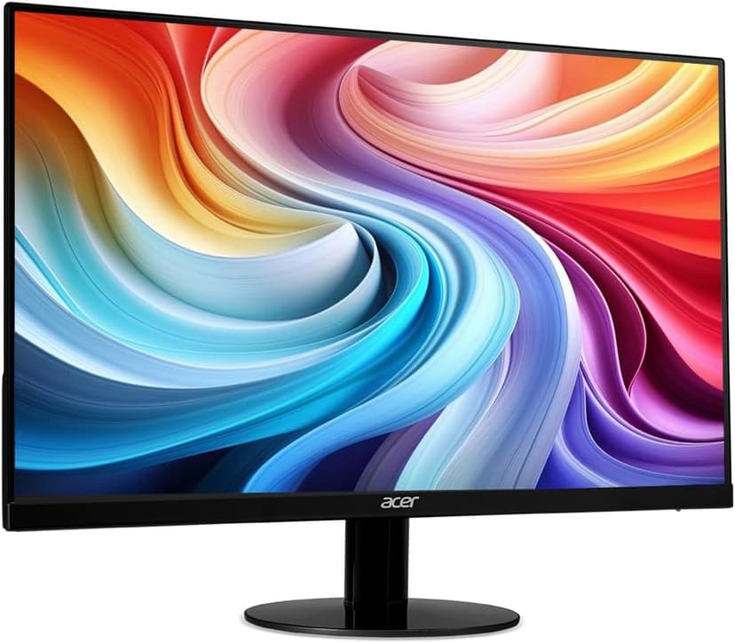 acer SB240Y G0bi 23.8" IPS Full HD Ultra-Slim Edge-to-Edge Gaming Office Monitor | Adaptive-Sync Support (FreeSync Compatible) | Up to 120Hz Refresh | 1ms (VRB) | Tilt | HDMI & VGA Ports | Black