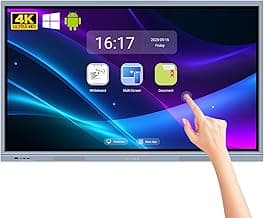 55" 4K Touch Screen Dual System All-in-One Computer for Senior Center, Wall-Mountable, Intel i5 Win 10 Pro, 4GB RAM/256GB SSD, Android 11, Anti-Glare, HDMI/USB/VGA/Bluetooth/WiFi