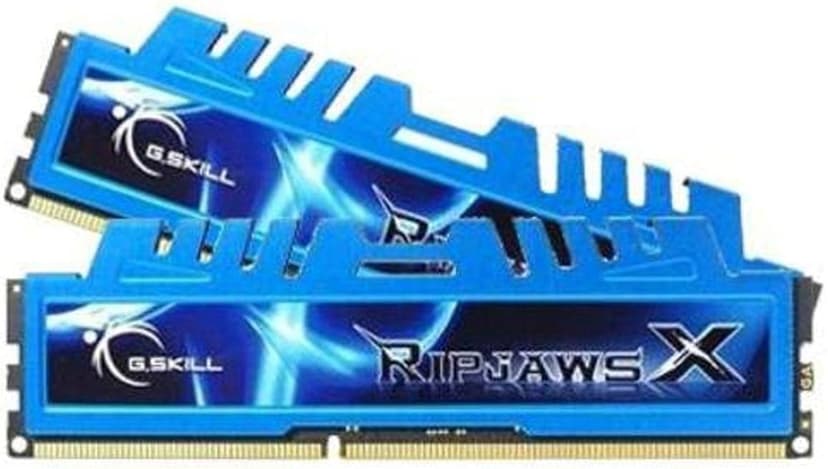 G.SKILL RipjawsX Series (Intel XMP) DDR3 RAM 16GB (2x8GB) 1600MT/s CL9-9-9 1.50V Desktop Computer Memory UDIMM (F3-1600C9D-16GXM)