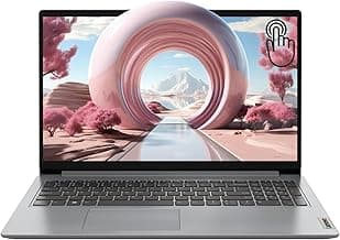Lenovo 2024 IdeaPad 1 Gen 7 Laptop, 15.6" FHD Touchscreen, Intel Core i3-1215U, 16GB RAM, 1TB SSD, SD Card Reader, HDMI, Webcam, Wi-Fi 6, Windows 11 Home, Grey
