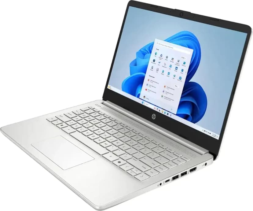 HP Ultra-Portable Laptop for Student and Business - 14" HD Display • Intel 4-Core N150 • Windows 11 Pro • Microsoft Office Lifetime & External DVD Drive • 16GB RAM • 128GB UFS + 256GB Micro SD