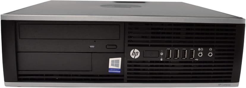 HP Elite Desktop Computer Intel Quad Core i5 3.1-GHz, 8 GB Ram, 1 TB, Dual 19in LCD Monitors, DVD, WiFi, Bluetooth, Windows 10 (Renewed)