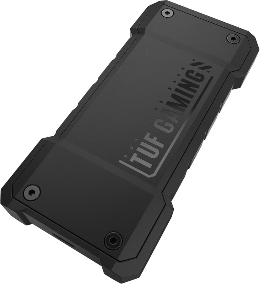 ASUS TUF Gaming A2- USB-C 3.2 Gen 2x2 Portable SSD Enclosure, Dual M.2 NVMe PCIe and SATA, MIL-STD-810H Drop Resistance, IP68 Water and dust Resistance, Aluminum Alloy Chassis and a Thermal pad