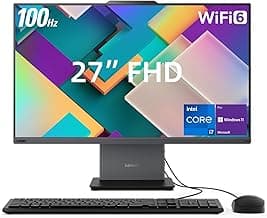 Lenovo ThinkCentre Neo 50a All-in-One Business Desktop, 27” FHD 100Hz Display, Intel Core i7-13620H, 32GB DDR5 RAM, 1TB SSD, Webcam, HDMI, Type-C, Wi-Fi 6, Wired Keyboard & Mouse, Windows 11 Pro