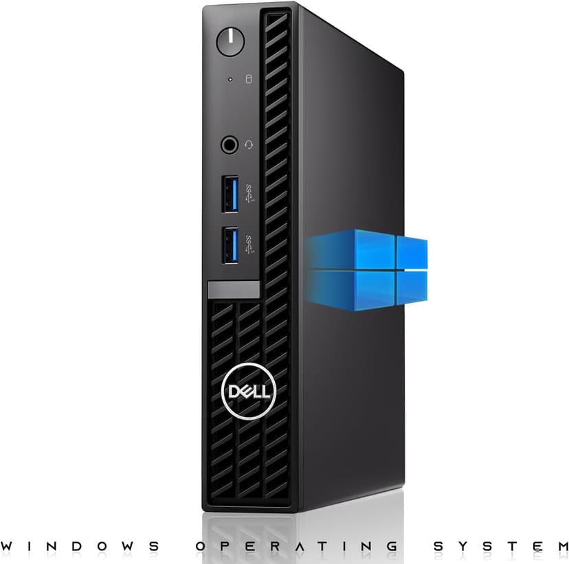 Dell Optiplex Tiny Mini Desktop PC, Intel Core i5, 32GB RAM, 1TB SSD with Dual 27 inch Curved Monitor, AI Enabled RGB Keyboard Mouse, RGB Soundbar and Webcam Windows 11 Pro (Renewed)