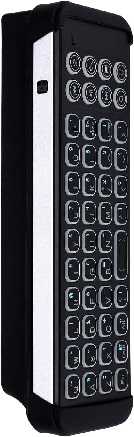 iPazzPort Mini Bluetooth Wireless Keyboard with Voice-Remote-Control Case for TV-Stick 4k Max/TV Cube and Compatible with Insignia/Toshiba/Pioneer Fires Smart TVs.