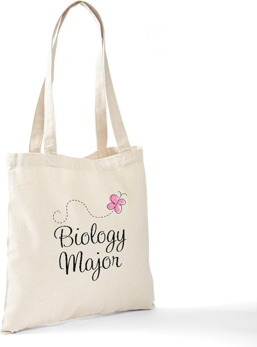 CafePress Cute Biology Major Tote Bag Natural Canvas Tote Bag, Reusable Shopping Bag