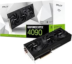 PNY GeForce RTX™ 4090 24GB Verto™ Triple Fan Graphics Card DLSS 3 (384-bit PCIe 4.0, GDDR6X, Supports 4k, Anti-Sag Bracket, HDMI/DisplayPort)