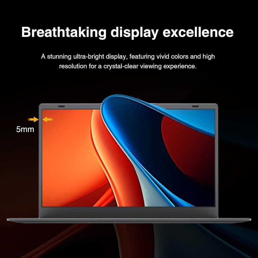 14 inch Laptop Computer, 8GB DDR4 RAM 128GB SSD, 4-Core Processor (Up to 2.9GHz), Thin & Portable Notebook PC, WiFi, BT4.2, MS Office 2024